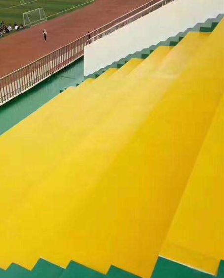 沙县球场台阶翻新修补改造
